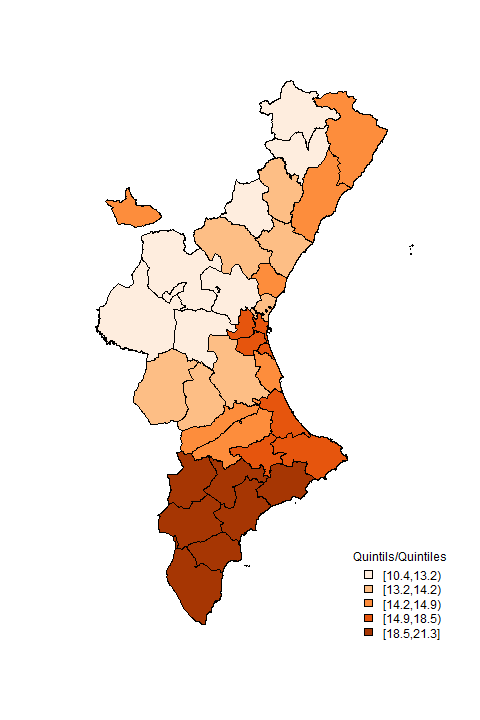 mapa desocupaci poblaci